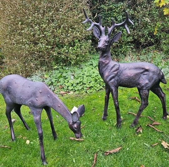 uploads/images/Collection Deer Sets Stag Doe5 Buck and Doe Garden Sculpture Ornament Large